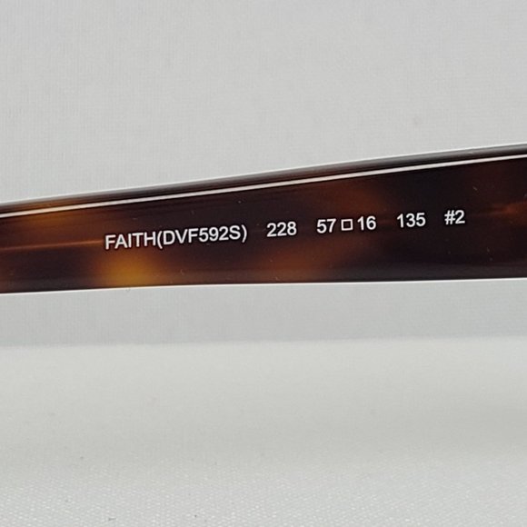 Diane Von Furstenberg Sunglasses & Case DVF592S FAITH - Picture 6 of 11